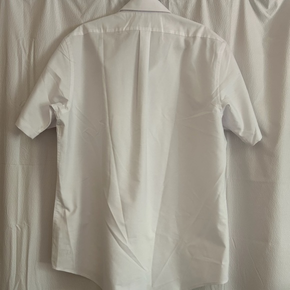 Lands' End School Uniform Short Sleeve Button-Down Oxford Sport Shirt, Size L - Picture 2 of 11